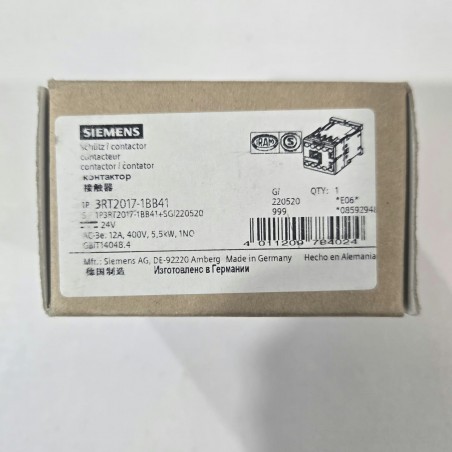3RT2017-1BB41 CONTACTOR...