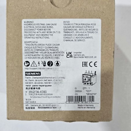 3RU2136-4DB0 RELE DE SOBRE...