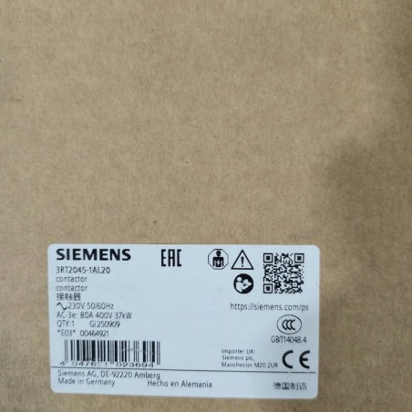 3RT2045-1AL20 CONTACTOR DE...